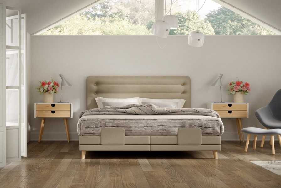 boxspringbett beige fidello