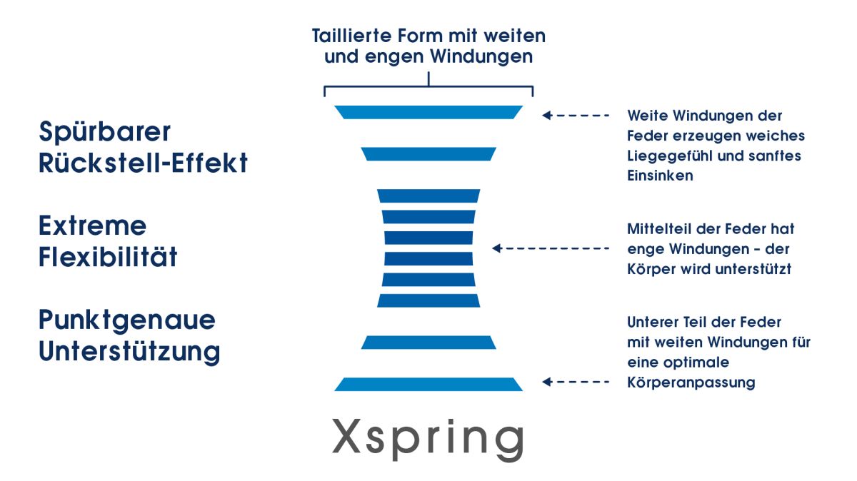 Xspring Taschenfedern