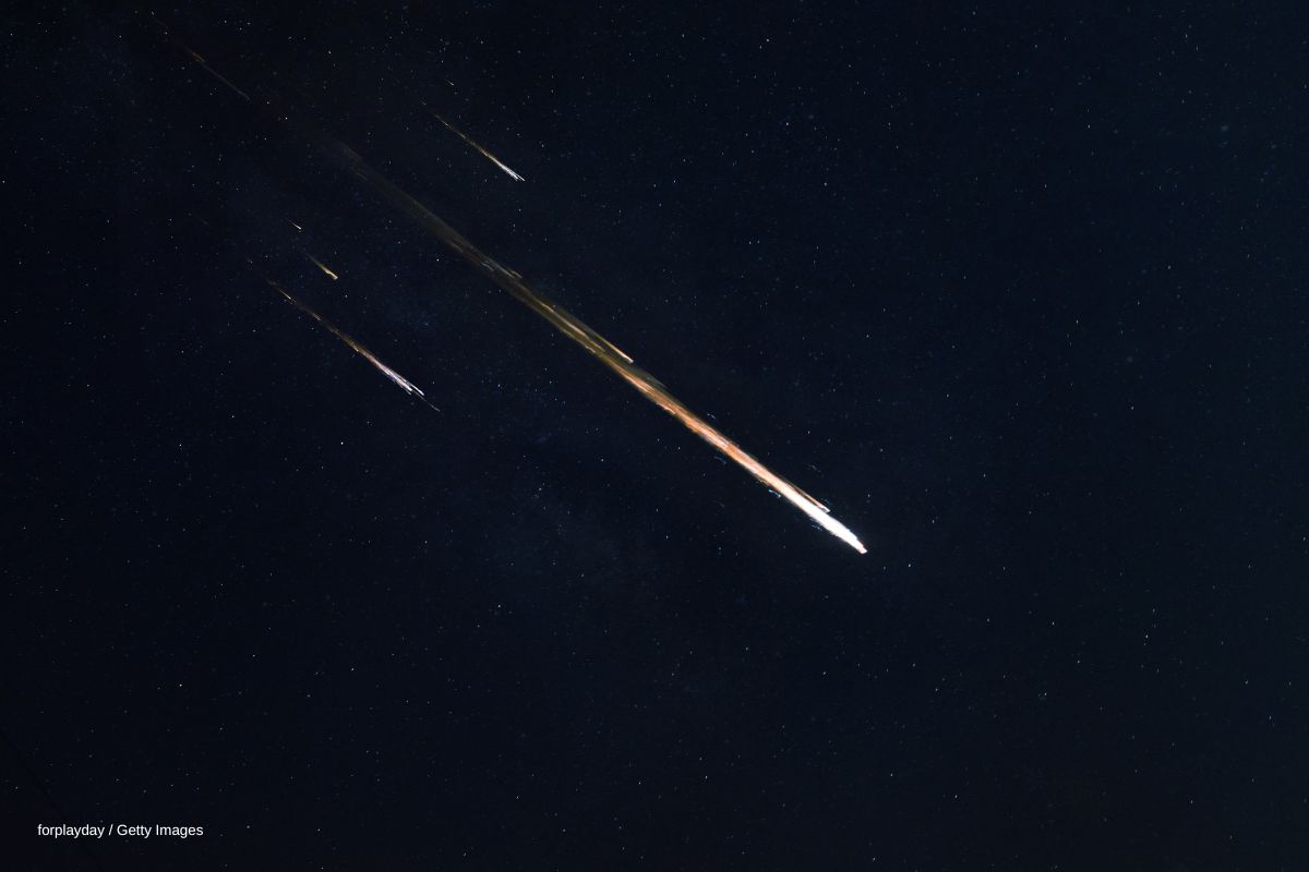 Meteor im Perseidengürtel