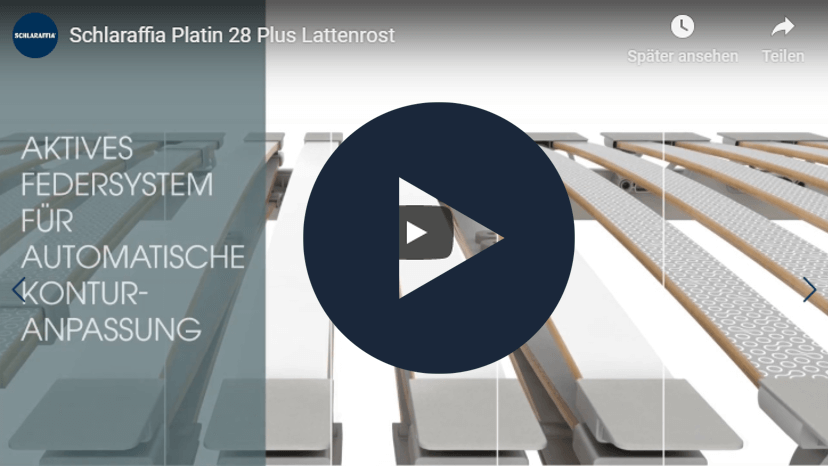 Lattenrost Platin 28 Plus | Schlaraffia | Lattenroste extra stabil